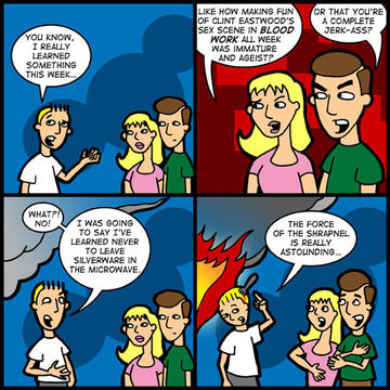 AND NO TONGS IN THE BLENDER, EITHER!