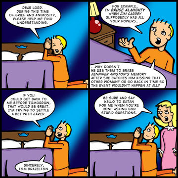 CASUAL PRAYER GETS TOO CASUAL