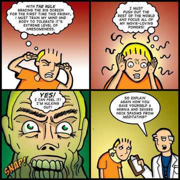 TRY STRETCHING FIRST