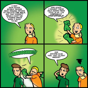 TOO BAD THEY’RE MADE OF FOAM