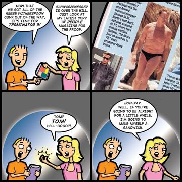 HE’LL BE BACK!… FOR MORE DONUTS…