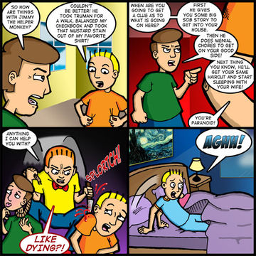 LIKE SINGLE WHITE FEMALE, BUT WITH A GUY INSTEAD