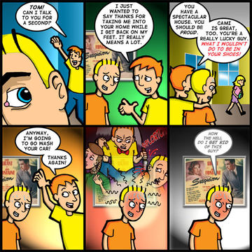 BEING POLITE TO THE USURPER