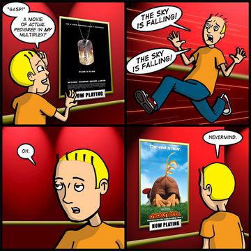 IT ALL COMES CRASHING DOWN