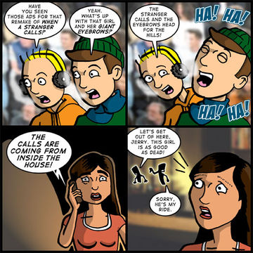 WHEN AN EYEBROW CALLS