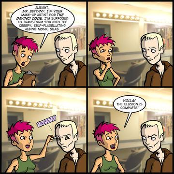 THE EASIEST MAKE-UP JOB IN HISTORY