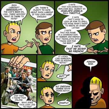 INDIANA JONES NEVER RIDES BITCH