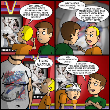 TOUGH TALKER VS. NASCAR DAD