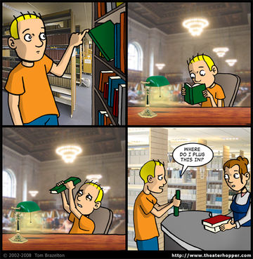 BOOKS NEED AN A.V. OUTPUT