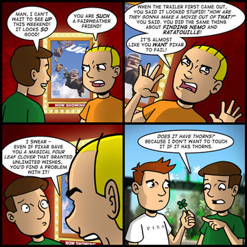 PIXAR WAS BUILT ON A FIELD OF CLOVERS