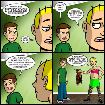 WILLEM DAFOE IS A SEXY CHICK